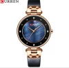 Curren/ Karen 9056 leather strap, waterproof quartz watch, fashionable and casual women's watch, best-selling foreign trade watch details Picture